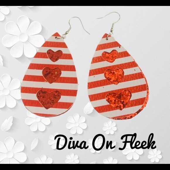 Valentines Day Earrings  - Picture 1 of 2
